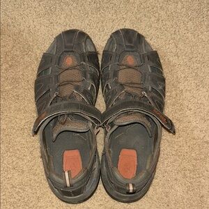 Teva Dark Gray and Brown Men's Sandals